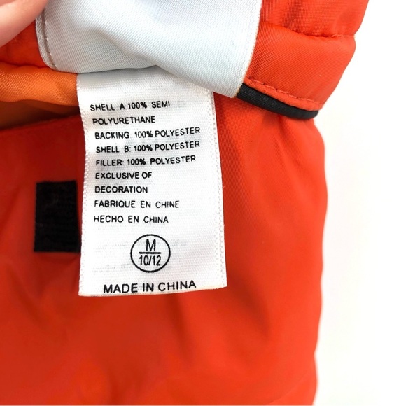 HARLEY DAVIDSON Vest M 10-12 Motorcycle Orange Black Reversible Pockets Kids Boy - Picture 7 of 11